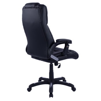 ΚΑΡΕΚΛΑ ΓΡΑΦΕΙΟΥ ART MAISON FLITTLE ΜΕ MASSAGE ΜΑΥΡΗ HOMEMARKT 62x70x127Y εκ.