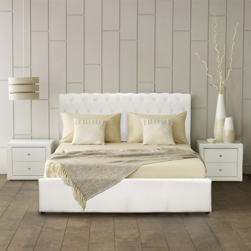 Κρεβάτι Art Maison Alexander - White (Για Στρώμα 150x200εκ.)