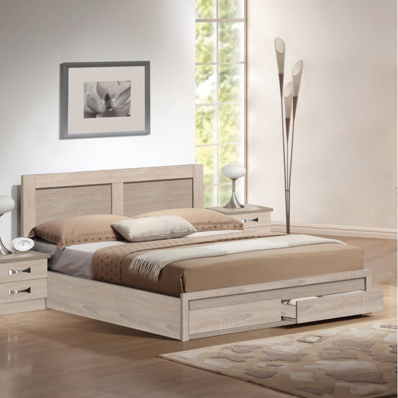 Κρεβάτι με 2 Συρτάρια Art Maison Camden - Natural (Για Στρώμα 150x200εκ.) Κρεβάτι με 2 Συρτάρια Art Maison Camden - Natural (Για Στρώμα 150x200εκ.)