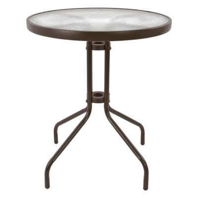 ΤΡΑΠΕΖΙ ART MAISON LETHAL Φ60x70Υεκ. ΚΑΦΕ ΜΕΤΑΛΛΙΚΟ ΜΕ ΓΥΑΛΙΝΗ ΕΠΙΦΑΝΕΙΑ