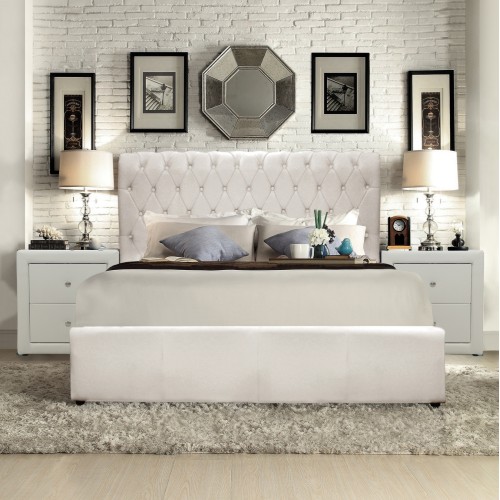Κρεβάτι Art Maison Barstow - White Pu (Για Στρώμα 150x200εκ.)﻿