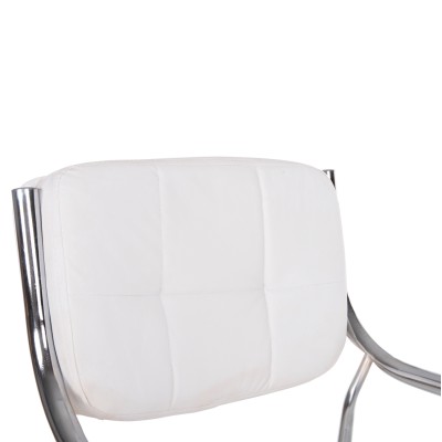 ΚΑΡΕΚΛΑ Επισκέπτη Art Maison Temple - White PU (54x52x87εκ.)