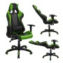 Καρέκλα Gaming Art Maison Baraboo - Black Green PU (67x70x134εκ.) 