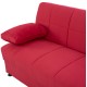 Τριθέσιος Καναπές Κρεβάτι Art Maison Alabama - Pink (192x74x82εκ.)
