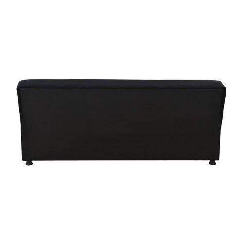 Τριθέσιος Καναπές Κρεβάτι Art Maison Alabama - Black (192x74x82εκ.)