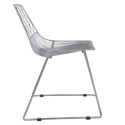 ΚΑΡΕΚΛΑ ART MAISON FULTON - SILVER (54x57x79cm)