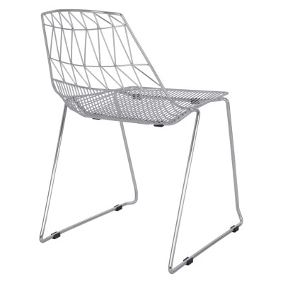 ΚΑΡΕΚΛΑ ART MAISON FULTON - SILVER (54x57x79cm)