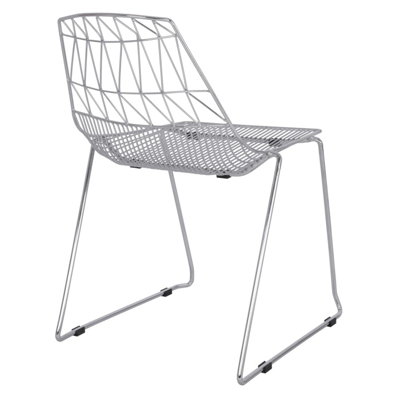 ΚΑΡΕΚΛΑ ART MAISON FULTON - SILVER (54x57x79cm)