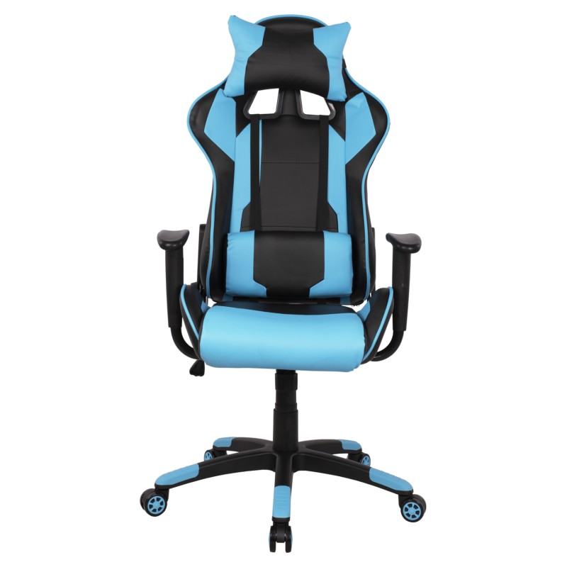 Καρέκλα Gaming Art Maison Baraboo - Black L.Blue PU (66,5x70x122-129cm)