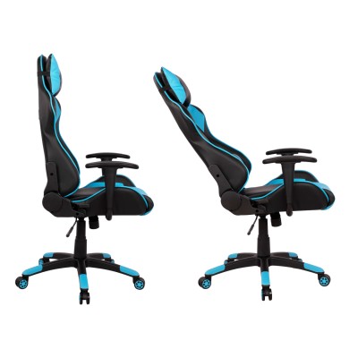 Καρέκλα Gaming Art Maison Baraboo - Black L.Blue PU (66,5x70x122-129cm)