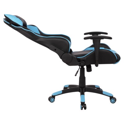 Καρέκλα Gaming Art Maison Baraboo - Black L.Blue PU (66,5x70x122-129cm)