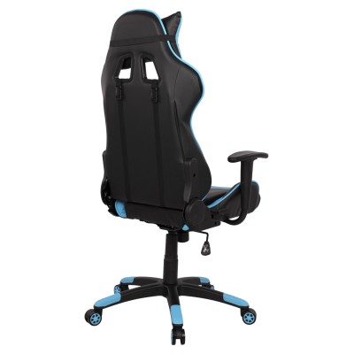 Καρέκλα Gaming Art Maison Baraboo - Black L.Blue PU (66,5x70x122-129cm)