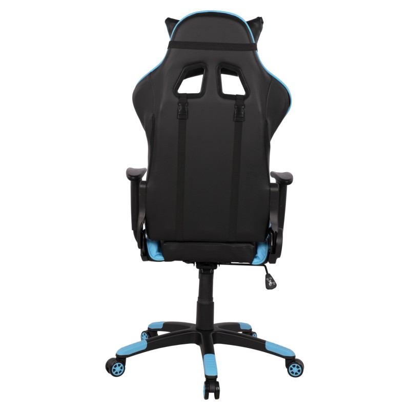 Καρέκλα Gaming Art Maison Baraboo - Black L.Blue PU (66,5x70x122-129cm)