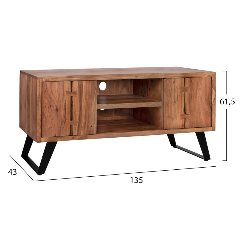 ΕΠΙΠΛΟ TV ART MAISON ALHAMBRA - NATURAL (135Χ43Χ61,5εκ) ΕΠΙΠΛΟ TV ART MAISON ALHAMBRA - NATURAL (135Χ43Χ61,5εκ)