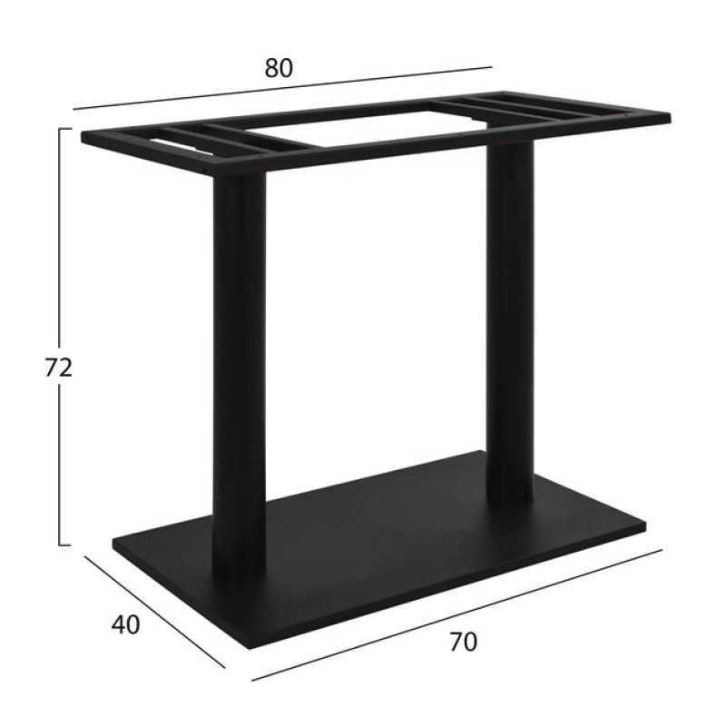 ΒΑΣΗ ART MAISON ELLICOT - BLACK (40Χ70Χ72εκ.) ΒΑΣΗ ART MAISON ELLICOT - BLACK (40Χ70Χ72εκ.)