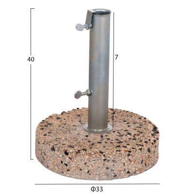 ΒΑΣΗ ΟΜΠΡΕΛΑΣ 15KG ART MAISON VIRDEN - MULTICOLOR (Φ52)