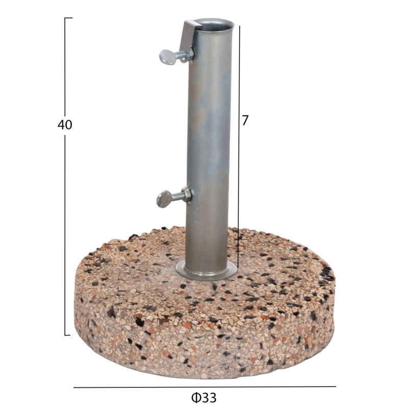 ΒΑΣΗ ΟΜΠΡΕΛΑΣ 15KG ART MAISON VIRDEN - MULTICOLOR (Φ52)