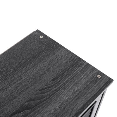 ΠΑΠΟΥΤΣΟΘΗΚΗ-ΝΤΟΥΛΑΠΙ ART MAISON TYMPOLE ΞΥΛ.3ΠΟΡΤΕΣ ΑΝΘΡΑΚΙ 112x30x68,5 cm