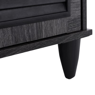 ΠΑΠΟΥΤΣΟΘΗΚΗ-ΝΤΟΥΛΑΠΙ ART MAISON TYMPOLE ΞΥΛ.3ΠΟΡΤΕΣ ΑΝΘΡΑΚΙ 112x30x68,5 cm