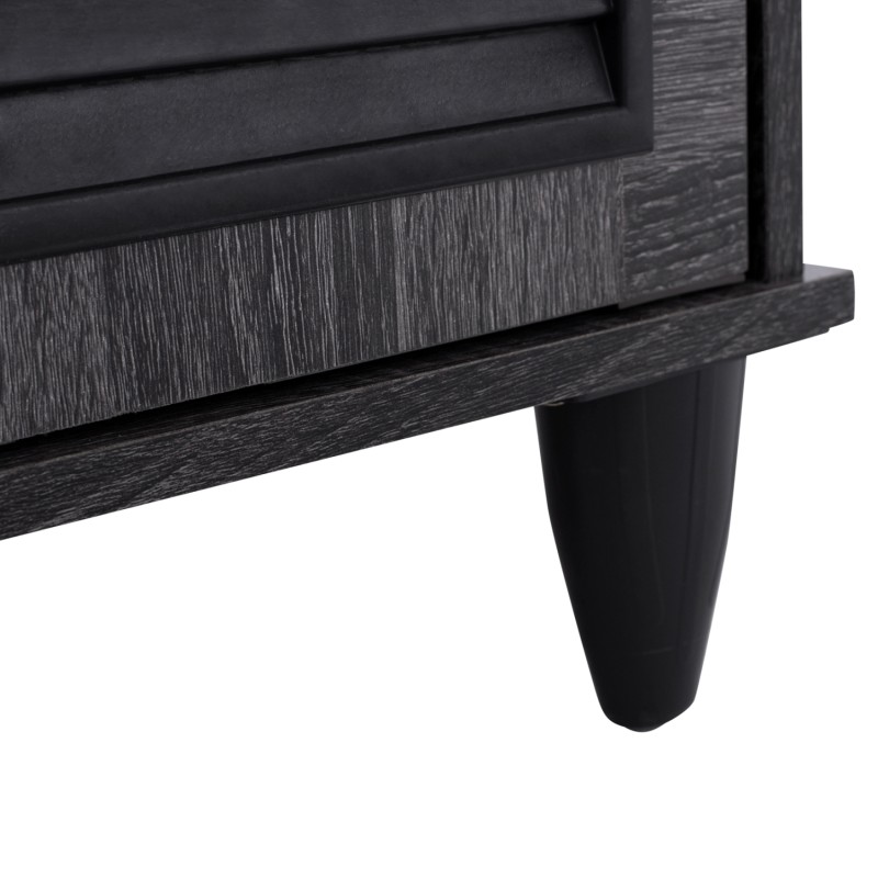 ΠΑΠΟΥΤΣΟΘΗΚΗ-ΝΤΟΥΛΑΠΙ ART MAISON TYMPOLE ΞΥΛ.3ΠΟΡΤΕΣ ΑΝΘΡΑΚΙ 112x30x68,5 cm