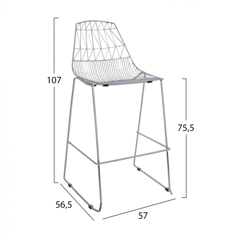 ΣΚΑΜΠΟ ART MAISON GREIG - SILVER (57x56,5x107εκ.) ΣΚΑΜΠΟ ART MAISON GREIG - SILVER (57x56,5x107εκ.)
