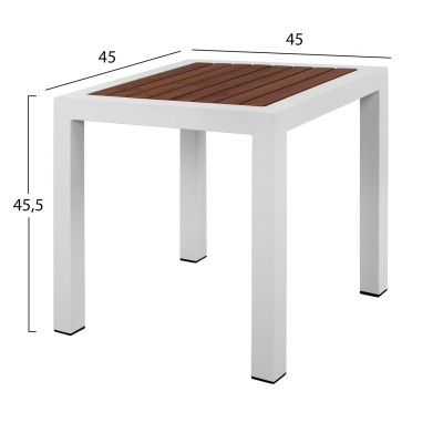 ΤΡΑΠΕΖΙ ΑΛΟΥΜΙΝΙΟΥ ART MAISON BRENT - WHITE (45Χ45Χ45,5 εκ.) ΤΡΑΠΕΖΙ ΑΛΟΥΜΙΝΙΟΥ ART MAISON BRENT - WHITE (45Χ45Χ45,5 εκ.)