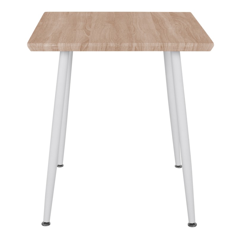 ΤΡΑΠΕΖΙ ΤΡΑΠΕΖΑΡΙΑΣ ART MAISON CULVER - NATURAL WHITE (70Χ70X76.5εκ)