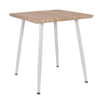 ΤΡΑΠΕΖΙ ΤΡΑΠΕΖΑΡΙΑΣ ART MAISON CULVER - NATURAL WHITE (70Χ70X76.5εκ)