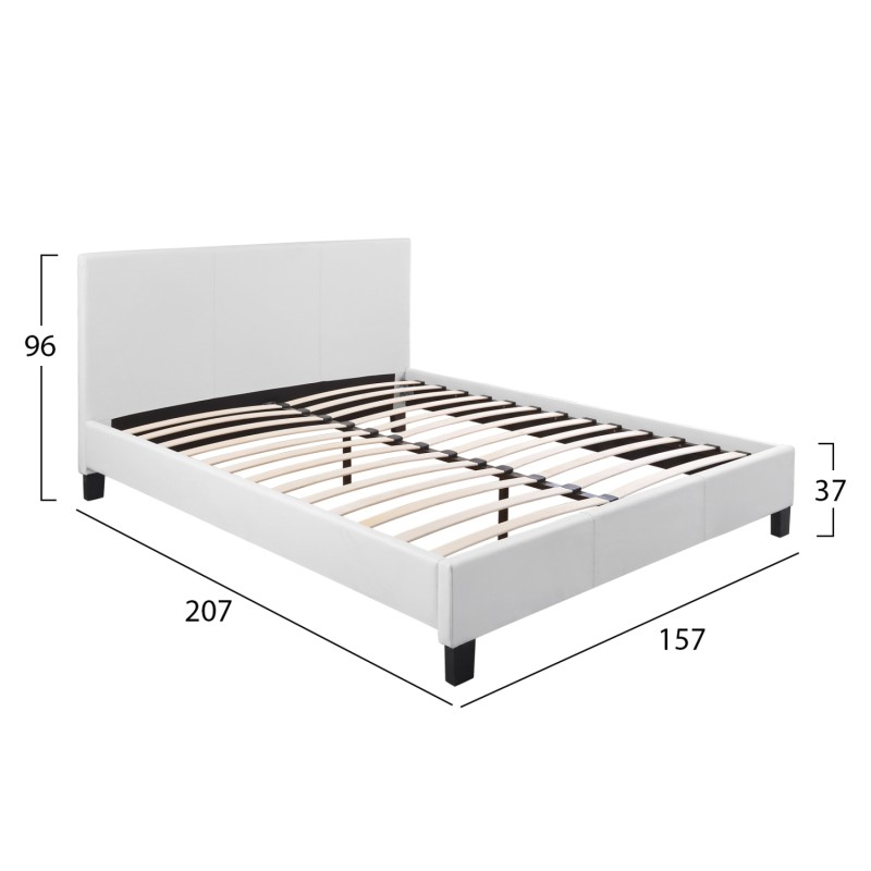 Κρεβάτι Art Maison Conway - White Pu (Για Στρώμα 150x200εκ.) Κρεβάτι Art Maison Conway - White Pu (Για Στρώμα 150x200εκ.)