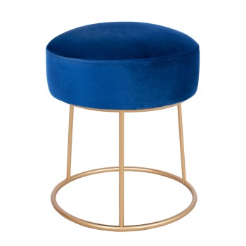 ΣΚΑΜΠΟ ART MAISON GREENWICH - BLUE GOLD (Φ36x38εκ.)