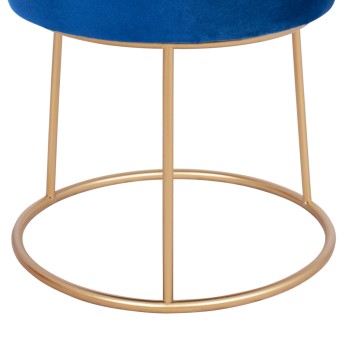 ΣΚΑΜΠΟ ART MAISON GREENWICH - BLUE GOLD (Φ36x38εκ.)