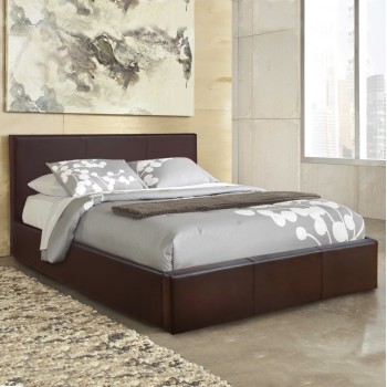 ΚΡΕΒΑΤΙ ART MAISON ELEKID PU ΚΑΦΕ ΜΕ ΑΠΟΘΗΚΕΥΤΙΚΟ ΧΩΡΟ 150x200 εκ.