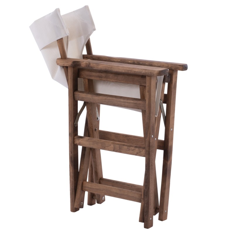 ΚΑΡΕΚΛΑ ΣΚΗΝΟΘΕΤΗ ART MAISON KEIGHLEY - WALNUT OFF WHITE (57X54X88,5 εκ.)