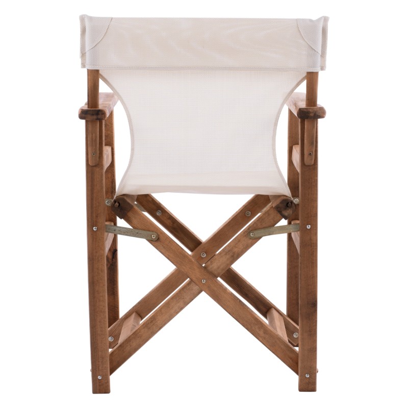 ΚΑΡΕΚΛΑ ΣΚΗΝΟΘΕΤΗ ART MAISON KEIGHLEY - WALNUT OFF WHITE (57X54X88,5 εκ.)