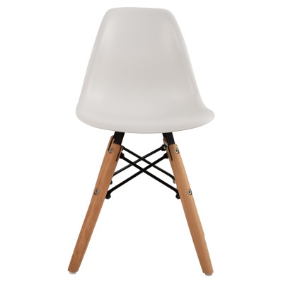 ΚΑΡΕΚΛΑ ART MAISON MINOZEBRA ΞΥΛΙΝΑ ΠΟΔΙΑ Κ ΚΑΘΙΣΜΑ PP ΛΕΥΚΟ 30,5Χ33Χ59 ΕΚ