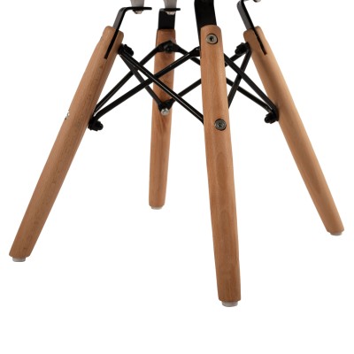 ΚΑΡΕΚΛΑ ART MAISON MINOZEBRA ΞΥΛΙΝΑ ΠΟΔΙΑ Κ ΚΑΘΙΣΜΑ PP ΛΕΥΚΟ 30,5Χ33Χ59 ΕΚ