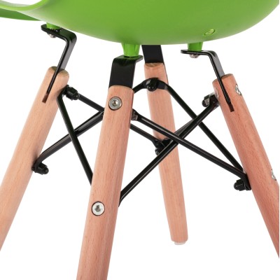 ΚΑΡΕΚΛΑ ART MAISON MINOZEBRA ΜΕ ΞΥΛΙΝΑ ΠΟΔΙΑ &ΠΡΑΣΙΝΟ ΚΑΘΙΣΜΑ 30,5Χ33Χ59 ΕΚ