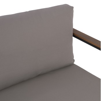ΚΑΝΑΠΕΣ ΔΙΘΕΣΙΟΣ Art Maison Yoda ΑΛΟΥΜΙΝΙΟΥ ΑΝΘΡΑΚΙ ΜΕ POLYWOOD 144X70X85Υεκ.