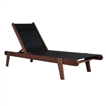 ΞΑΠΛΩΣΤΡΑ ART MAISON DECALB - WALNUT BLACK (202,5x66,5x30,5εκ.)