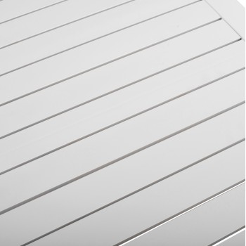 ΤΡΑΠΕΖΙ ΑΛΟΥΜΙΝΙΟΥ ART MAISON REDBRIDGE - WHITE (80Χ80X75,5Υεκ.)