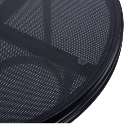 ΤΡΑΠΕΖΙ ΑΛΟΥΜΙΝΙΟΥ ART MAISON WANDSWORTH - BLACK (Φ70X76 εκ.)