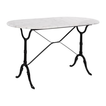 ΤΡΑΠΕΖΙ ART MAISON LAFAYETTE - WHITE BLACK (120Χ59X72εκ.)