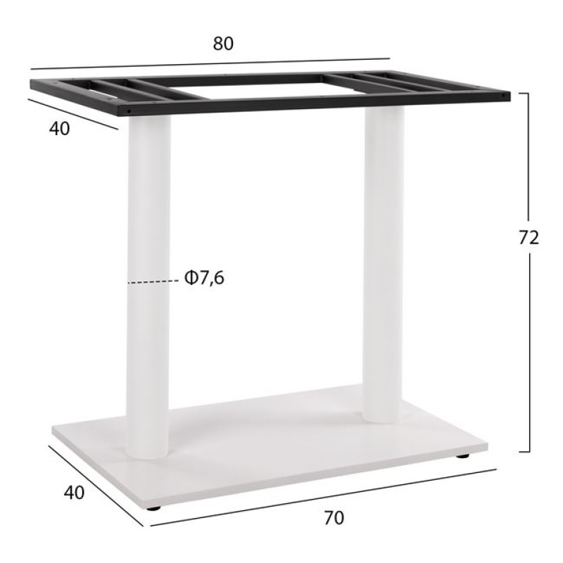 ΒΑΣΗ ART MAISON ELLICOT - WHITE (40Χ40Χ72εκ) ΒΑΣΗ ART MAISON ELLICOT - WHITE (40Χ40Χ72εκ)