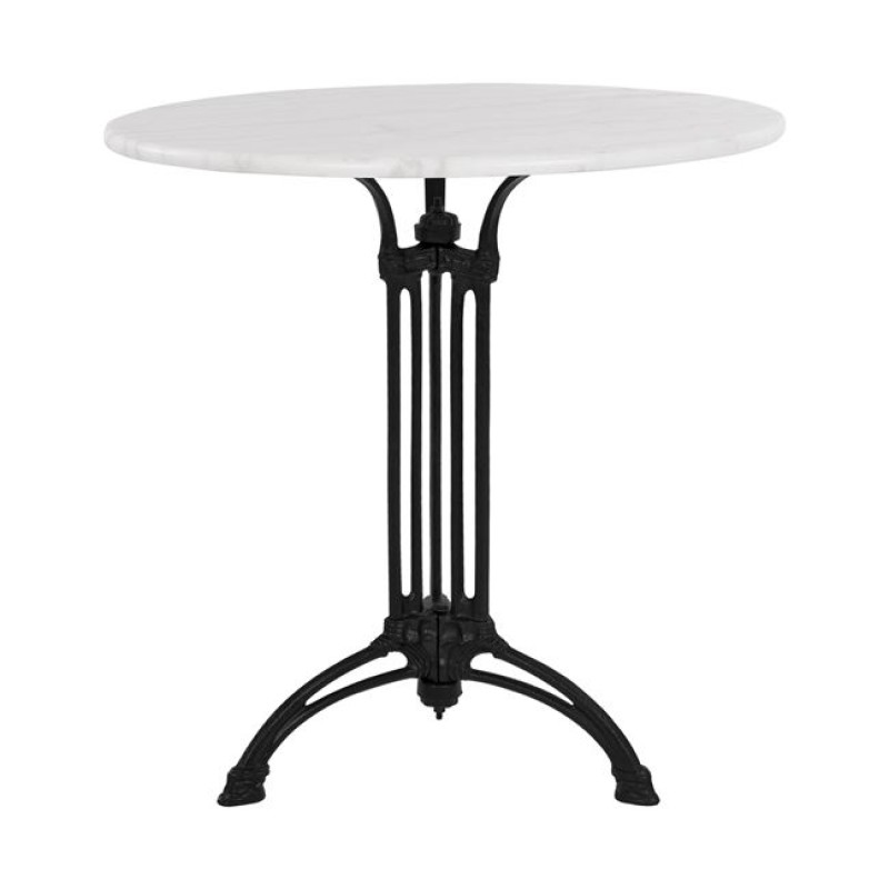 ΤΡΑΠΕΖΙ ART MAISON LAFAYETTE - WHITE BLACK (Φ70Χ74εκ.)