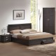 Κρεβάτι με 2 Συρτάρια Art Maison Camden - Wenge (Για Στρώμα 160x200εκ.)﻿