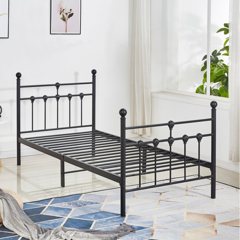 ΚΡΕΒΑΤΙ ART MAISON ARAZEDE - BLACK (ΓΙΑ ΣΤΡΩΜΑ 90x190 εκ.) ΚΡΕΒΑΤΙ ART MAISON ARAZEDE - BLACK (ΓΙΑ ΣΤΡΩΜΑ 90x190 εκ.)