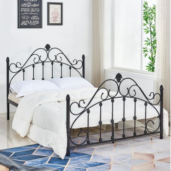 ΚΡΕΒΑΤΙ ART MAISON ARGANIL - BLACK (ΓΙΑ ΣΤΡΩΜΑ 150x200 εκ.) 