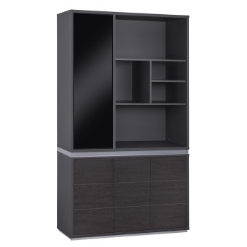 Βιβλιοθήκη Art Maison New York - Wenge (120x40x200εκ.)