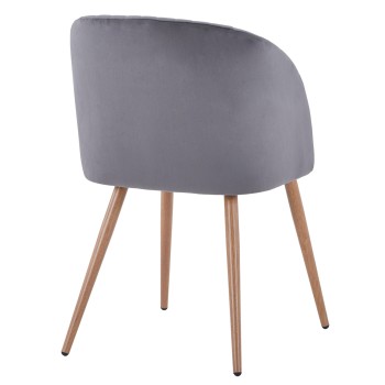 Πολυθρονάκι Art Maison Soquel - Grey (51x58x81Υεκ.)