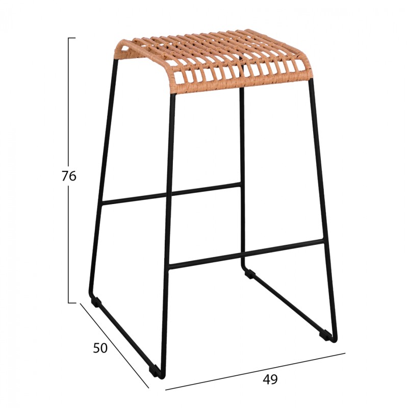 ΣΚΑΜΠΟ ART MAISON AMSTERDAM - BEIGE BLACK (49x50x76 εκ.) ΣΚΑΜΠΟ ART MAISON AMSTERDAM - BEIGE BLACK (49x50x76 εκ.)